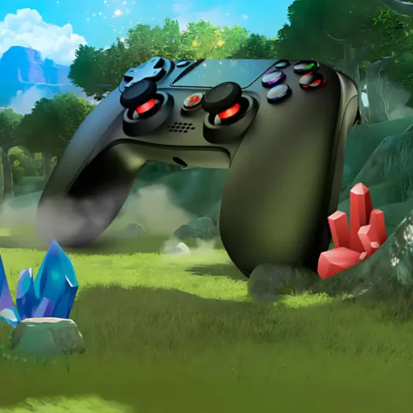 Redragon Juno G818 Wireless Gamepad, Inalámbrico, Bluetooth, panel táctil, para PC y PS4 - Imagen 2