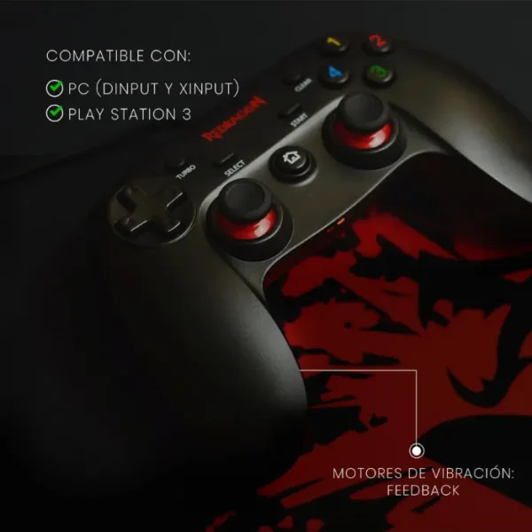 Redragon Saturn G807 Gamepad, para PC - Imagen 5