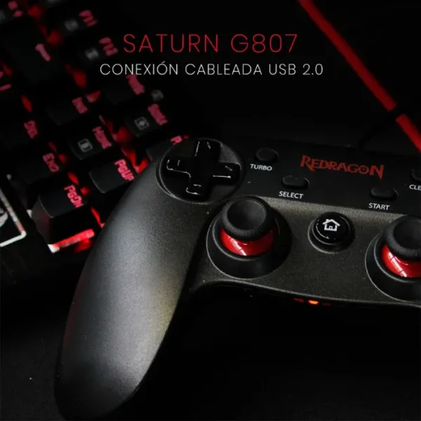 Redragon Saturn G807 Gamepad, para PC - Imagen 4