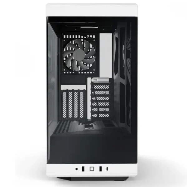 HYTE Y40 Panda — Caja ATX, 2 Fans 120mm, PCIe 4.0 Riser Cable, blanco/negro | CS-HYTE-Y40-BW - Imagen 3