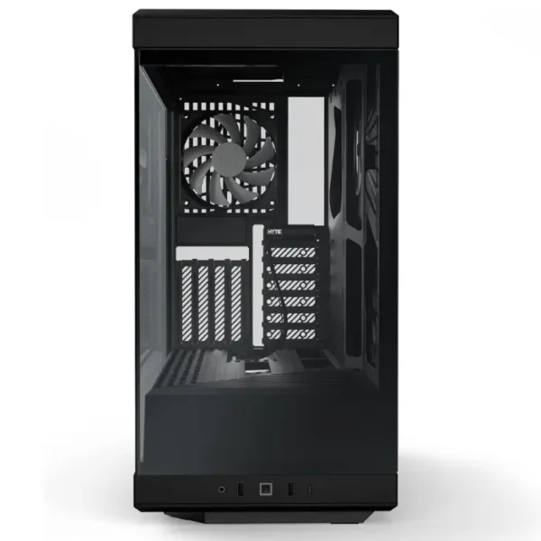 HYTE Y40 Pitch Black — Caja ATX, 2 Fans 120mm, PCIe 4.0 Riser Cable, negro | CS-HYTEZ-Y40-B - Imagen 3