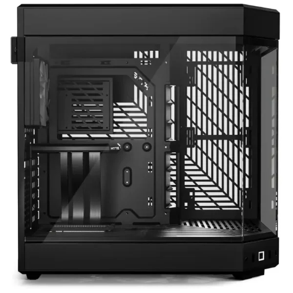 HYTE Y60 Pitch Black — Caja ATX, 3 Fans 120mm, PCIe 4.0 Riser Cable, negro | CS-HYTE-Y60-B - Imagen 2