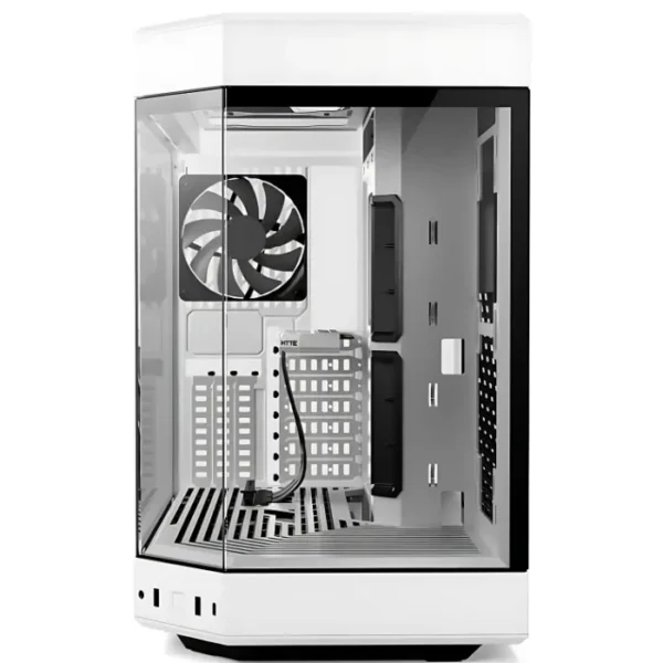HYTE Y60 Snow White — Caja ATX, 3 Fans 120mm, PCIe 4.0 Riser Cable, blanco | CS-HYTE-Y60-WW - Imagen 3