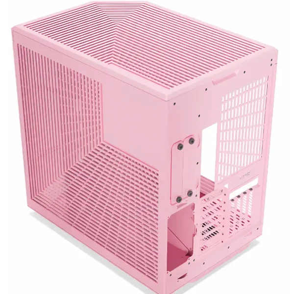 HYTE Y70 Strawberry Milk — Caja ATX, sin Fans, PCIe 4.0 Riser Cable, rosa | CS-HYTE-Y70-SM - Imagen 4