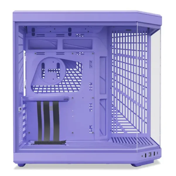 HYTE Y70 Taro Milk — Caja ATX, sin Fans, PCIe 4.0 Riser Cable, lila | CS-HYTE-Y70-TM - Imagen 2