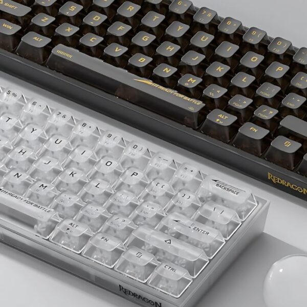 Redragon Fizz K617CT RGB White — Teclado mecánico, con cable, iluminación RGB, Blanco - Imagen 2