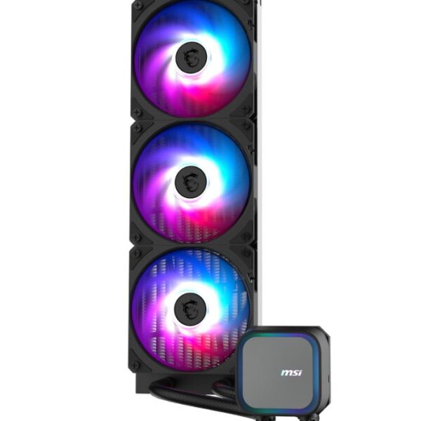 MSI MAG Coreliquid A13 360 Black — Enfriador líquido AiO, compatible con LGA 1851, 1700 / AM5, AM4, negro