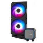 MSI MAG Coreliquid A13 240 — Enfriador líquido AiO 240mm, socket AM4, AM5, LGA 1700, LGA 1851, Negro | 306-7ZWCA11-L80
