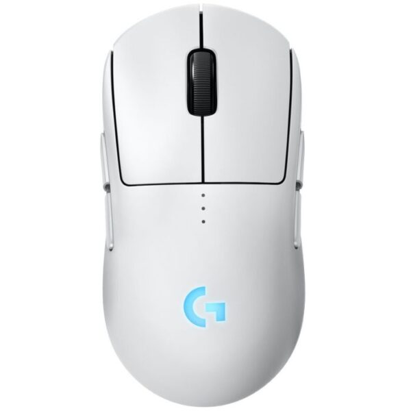 Logitech G PRO 2 LIGHTSPEED White — Mouse inalámbrico, 32K DPI, sensor HERO 2