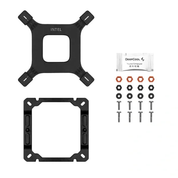 DeepCool AG400 WH ARGB — Disipador de aire, ARGB, altura 150mm, socket LGA1851/1700-AM5/AM4, blanco - Imagen 3