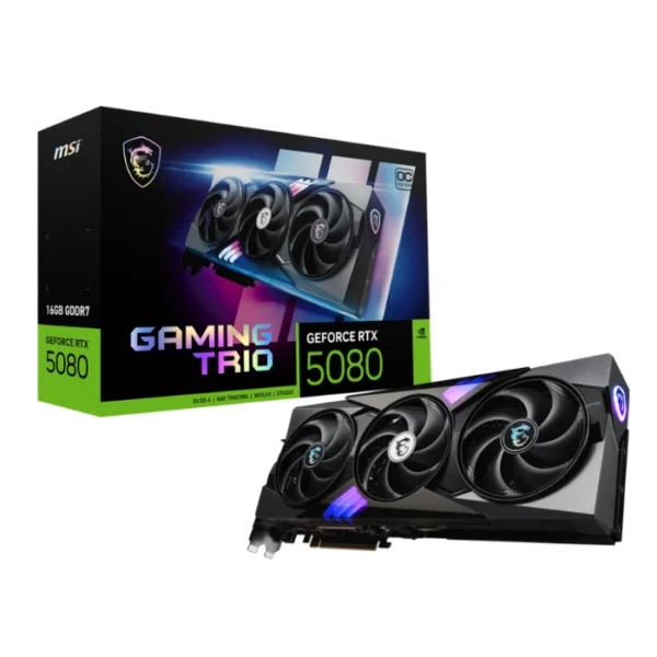 MSI GeForce RTX 5080 16G GAMING TRIO OC | 912-V531-026 - Imagen 2
