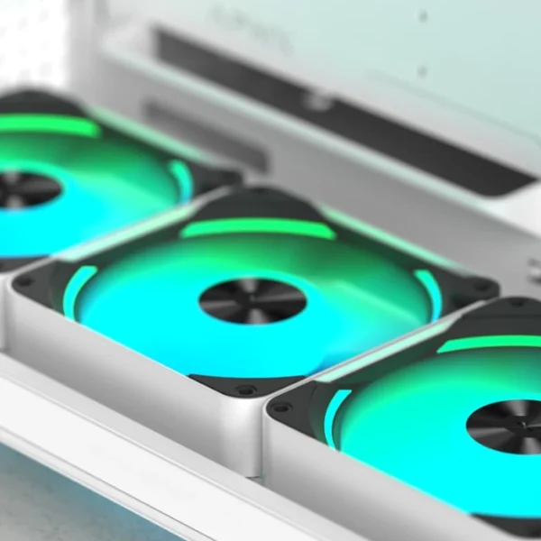 APNX FP2-120 PWM ARGB White — Fan 120mm, Blanco | APF3-PF11317.21 - Imagen 2