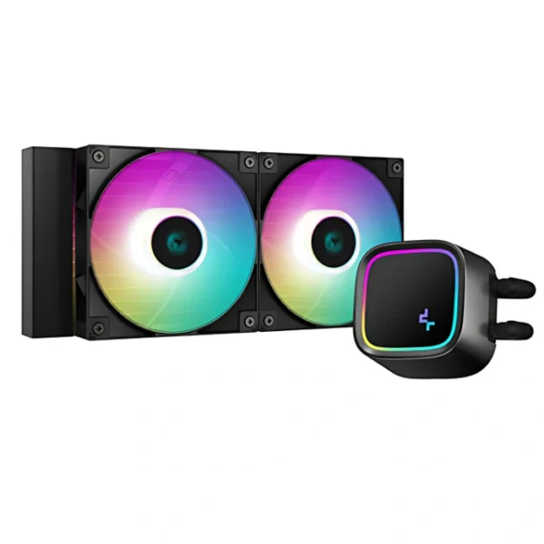 DeepCool LE520 Black — Enfriamiento Líquido AiO 240mm, socket LGA1851/1700-AM5/AM4, negro - Imagen 2