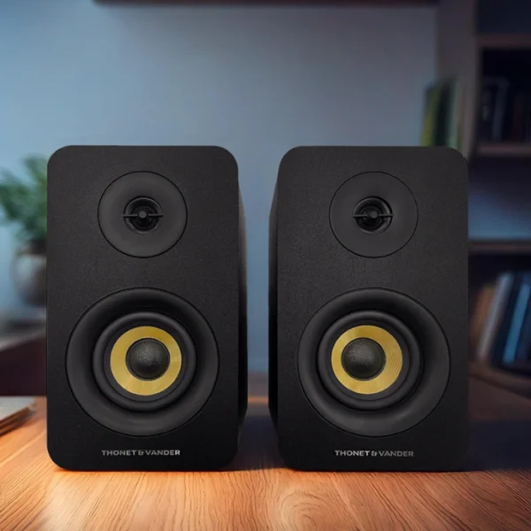 THONET & VANDER Kumpel 2.0 Black — Altavoces 50W, Bluetooth, 3.5 mm, RCA, óptico digital | HK096-03676 - Imagen 2