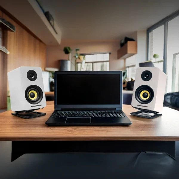 THONET & VANDER Kumpel 2.0 White — Altavoces 50W, Bluetooth, 3.5 mm, RCA, óptico digital | HK096-03677 - Imagen 2