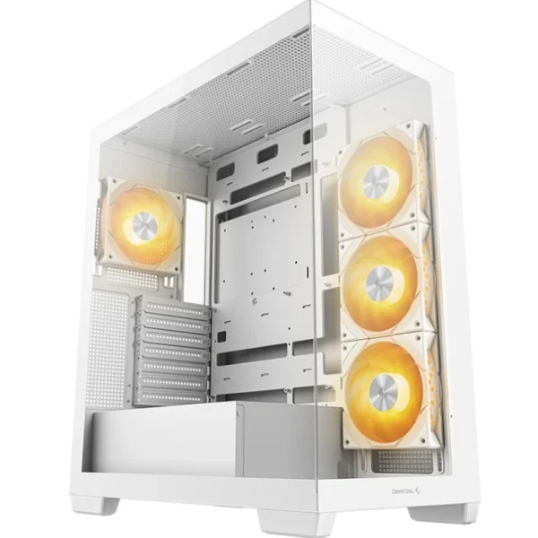 DeepCool CG580 4F White — Caja ATX, 4 Fans ARGB, blanco - Imagen 2