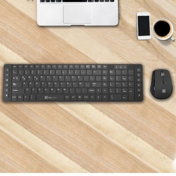 KlipXtreme Revolution — Combo teclado y mouse, inalámbrico, español - Imagen 2