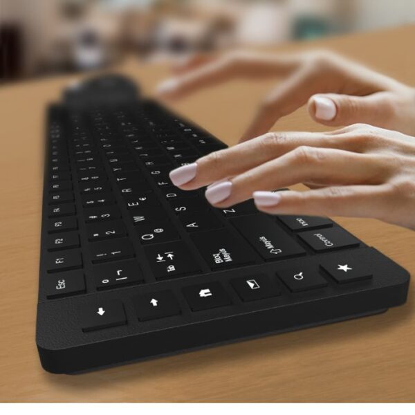 KlipXtreme Revolution — Combo teclado y mouse, inalámbrico, español - Imagen 3