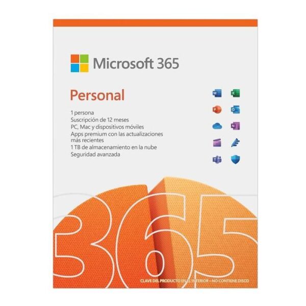 Microsoft Office 365 Personal — programa en español, 1 Año, para 1 Usuario, Windows/Mac - Imagen 2