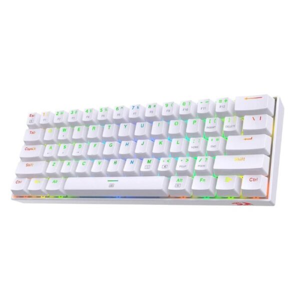 Redragon Dragonborn K630 White — Teclado mecánico 60%, con cable, blanco, español - Imagen 3