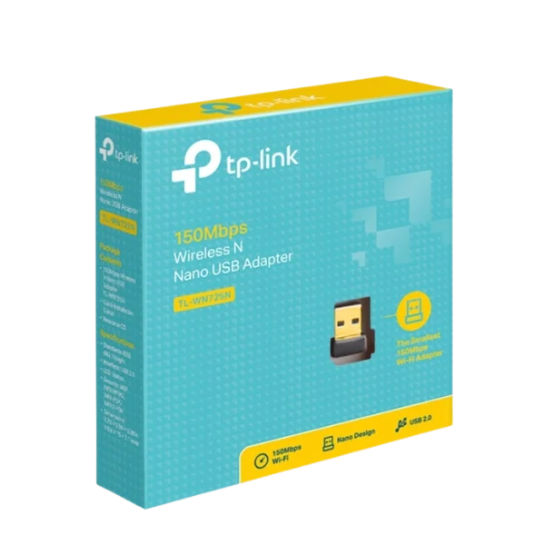 TP-Link TL-WN725N — Adaptador WiFi, USB, 150Mbps - Imagen 2