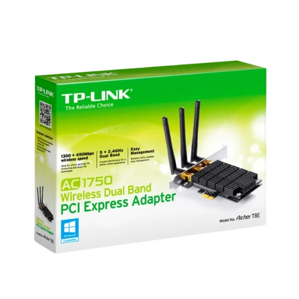 TP-Link Archer T8E — PCIe, Doble Banda, AC1750, (1300+450)Mbps - Imagen 2