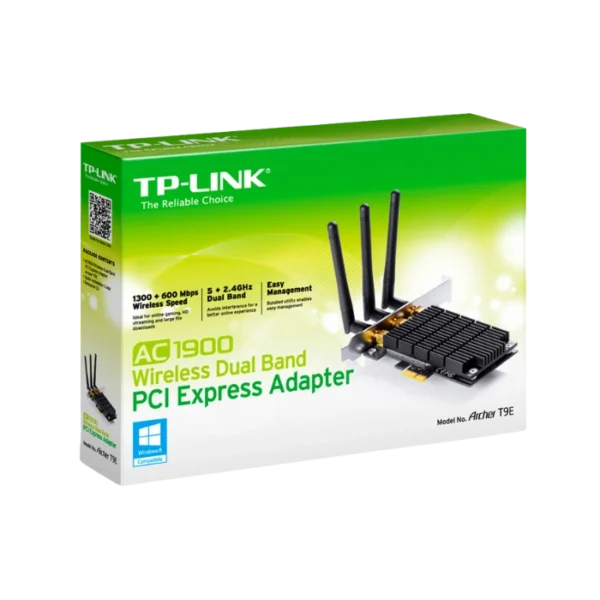 TP-Link Archer T9E — PCIe, Doble Banda, AC1900, (1300+600)Mbps - Imagen 2