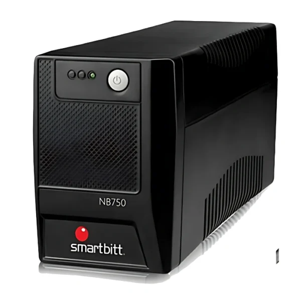 UPS Smartbitt SBNB750DR — Batería y Regulador, 750VA, 375W, 6 tomas