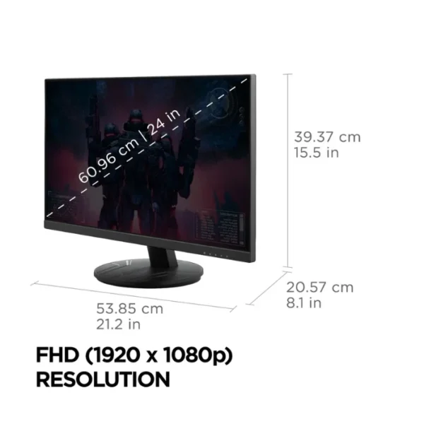 Viewsonic VX2416A — 23.8", Full HD, 120Hz, IPS, Monitor plano, Filtro Luz Azul, bocinas - Imagen 3