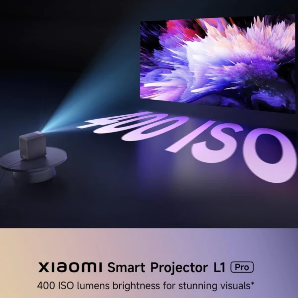 Xiaomi Smart Projector L1 Pro — 1920×1080 | 400 lúmenes | 16:9 | Tamaño de proyección hasta 120" | Google TV - Imagen 4