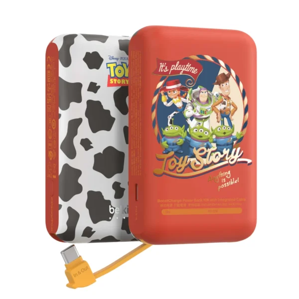 Belkin BoostCharge Toy Story — Power Bank 10K con cable integrado | Colección Disney - Imagen 7