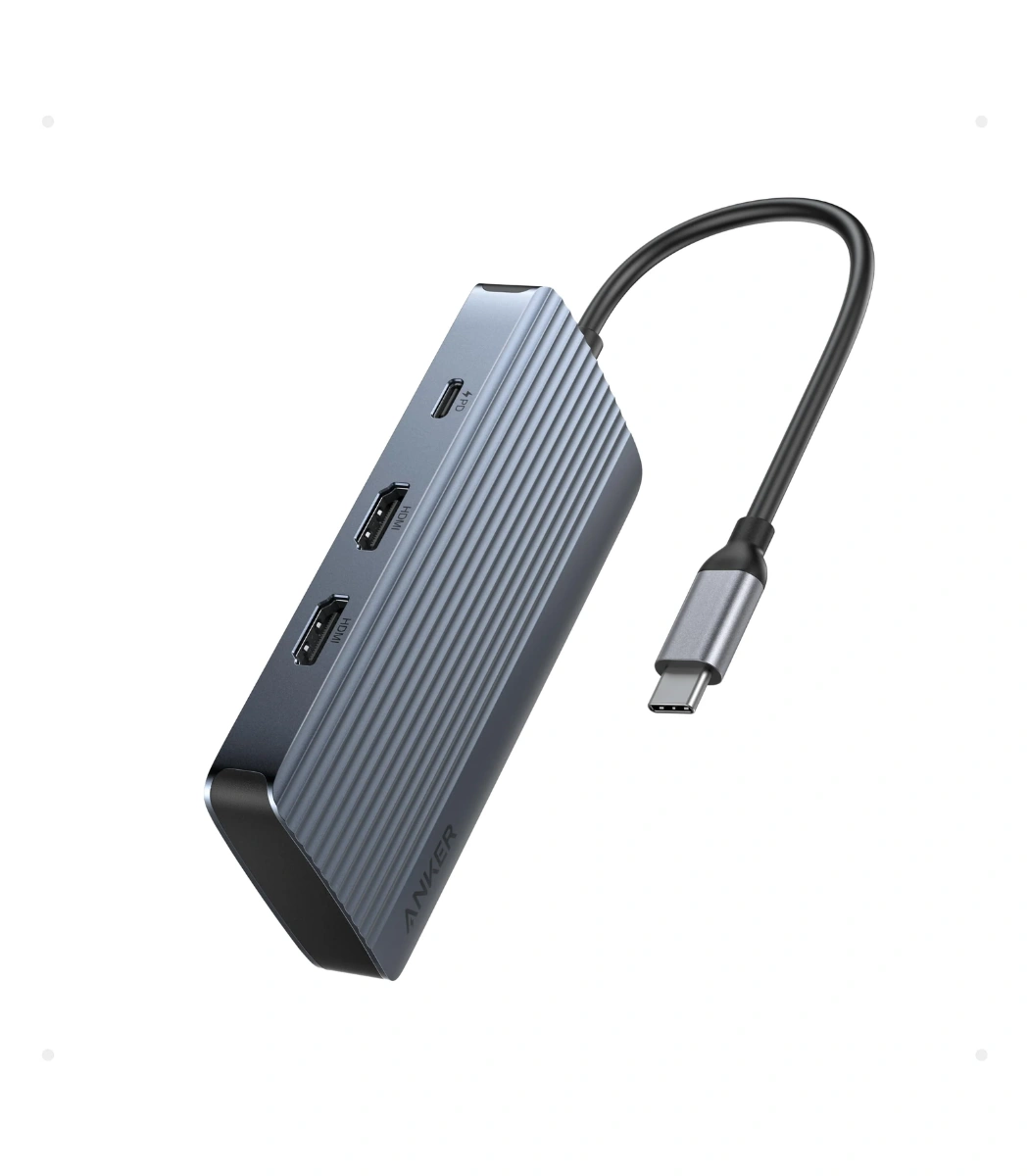 Web Lofi Studio - Accesorios (2) Anker USB-C Hub (7-in-1, Dual Display)
