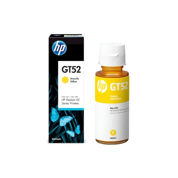 Botella de Tinta HP GT52 Amarilla