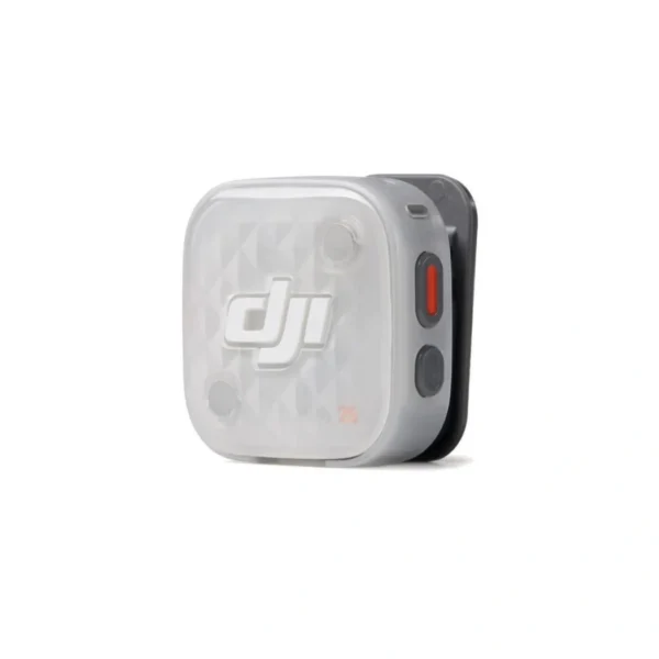DJI Mic Mini 2S Transmitter (TX) Glaze White — Transmisor de micrófono inalámbrico, cancelación de Ruido con IA, blanco - Imagen 3