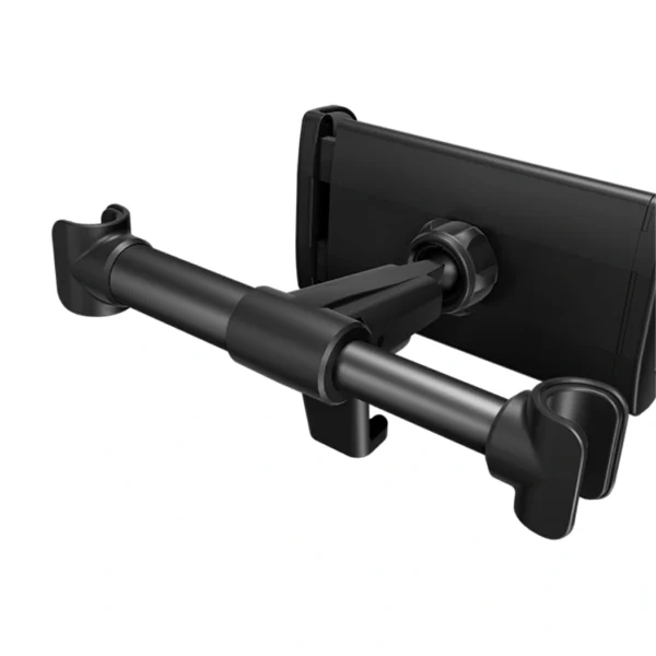 KlipXtreme KMH-250 — Soporte de pantalla hasta 14" | Para reposacabezas de auto | Gancho colgador integrado - Imagen 4