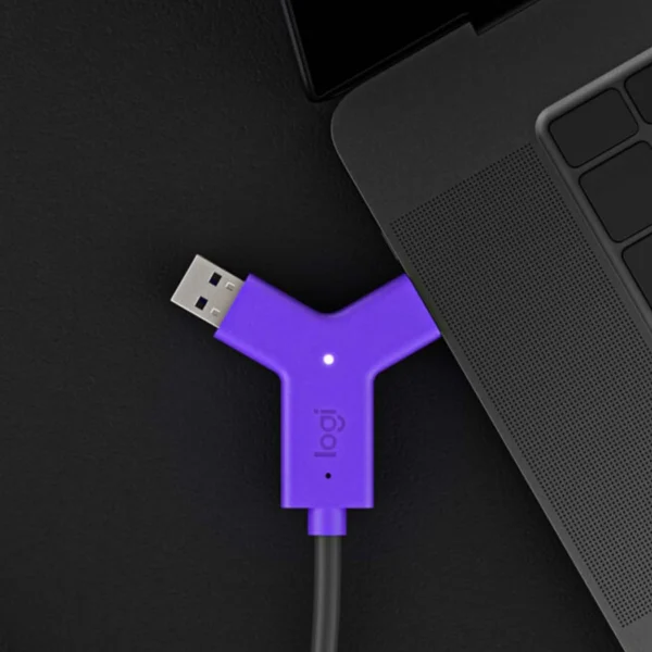 Logitech Swytch — Laptop Link para VideoConferencias | Hub 2 x HDMI + 1 x SuperSpeed USB + 2 x USB-C - Imagen 2