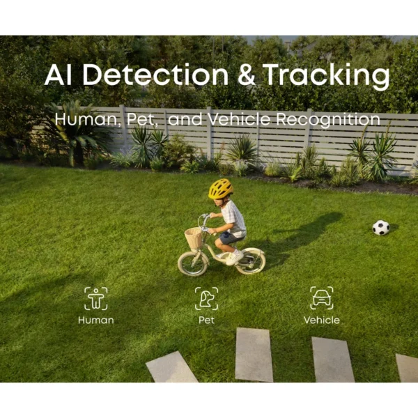 Eufy Floodlight Camera E340 — Cámara de seguridad para exteriores | Resolución 3K | Teleobjetivo de 2K - Imagen 5