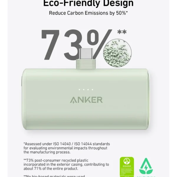 Anker Nano Power Bank (22.5W) Black Stone — Batería portátil magnética 5,000mAh | 12W | Negro - Imagen 5