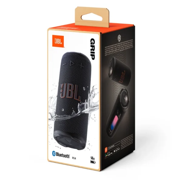 JBL Grip - Altavoz inalámbrico portátil, Bluetooth, 16W, JBL Pro, IP68 - Negro - Imagen 2