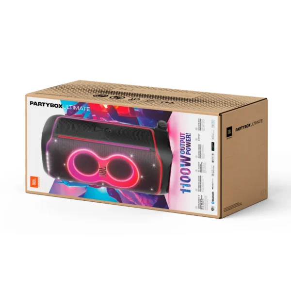 JBL PartyBox Ultimate - Altavoz de fiesta, 1100 W RMS, Bluetooth, WiFi, JBL Original Pro, Dolby Atmos - Imagen 2