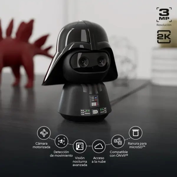 Nexxt Solutions NHC-IP16 DV Cámara inteligente Wi-Fi PTZ - Edición Darth Vader - Imagen 2