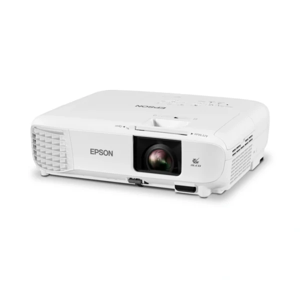 Epson PowerLite E24 — Proyector portátil | 1024x768 | 4:3 | 3600 lúmenes | Audio integrado | Blanco - Imagen 2