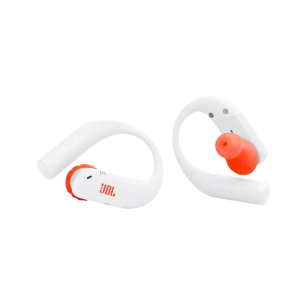 JBL Endurance Peak 4 - Audífonos deportivos inalámbricos TWS, ajuste seguro - Blanco - Imagen 3