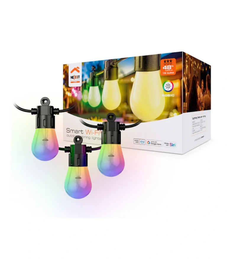 Nexxt Solutions Smart Wi-Fi LED outdoor string lights