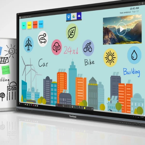 ViewSonic IFP6550 Gen 5 65” 4K Pantalla Interactiva ViewBoard con barra de sonido incorporado - Imagen 2