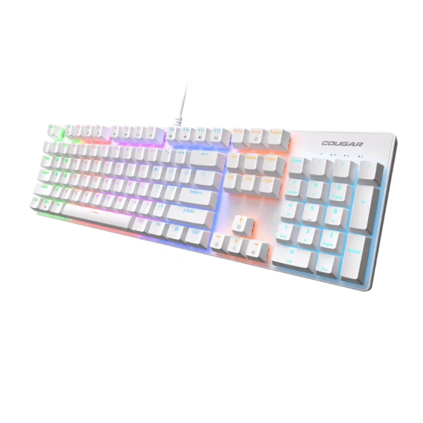 Cougar Ultimus Ex White — Teclado mecánico, alámbrico, blanco | ULTIMUS-EX-WT - Imagen 2