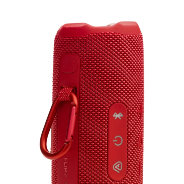 JBL Flip 7 - Altavoz portátil impermeable, Bluetooth, Bold JBL Pro Sound AI, PushLock - Rojo - Imagen 3