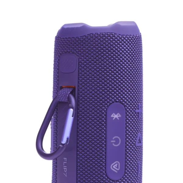 JBL Flip 7 - Altavoz portátil impermeable, Bluetooth, Bold JBL Pro Sound AI, PushLock - Morado - Imagen 3