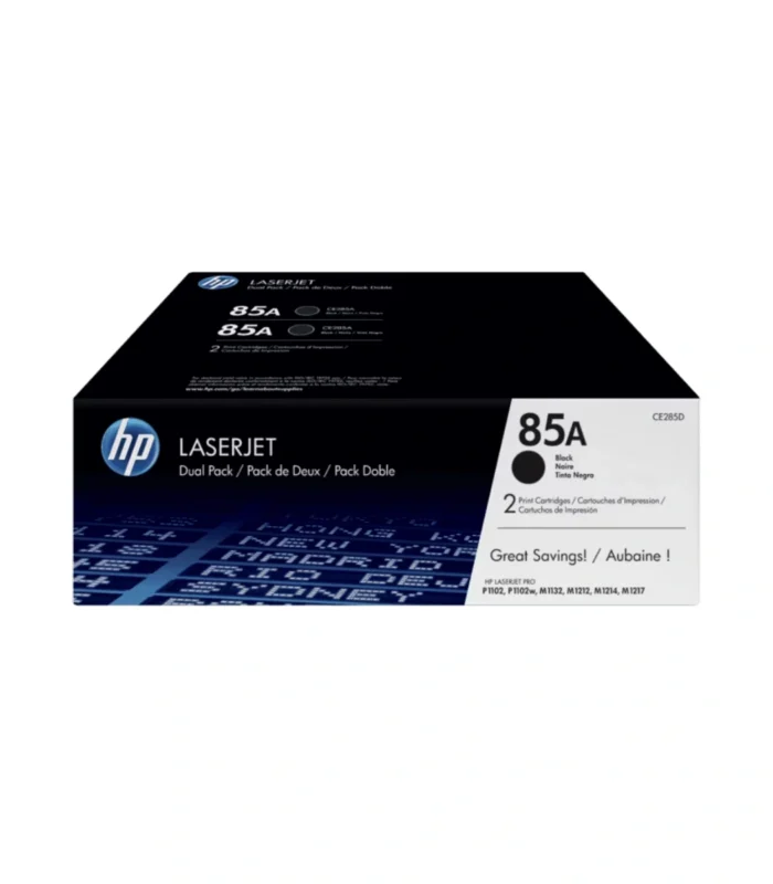 Toner HP 85A Negro Pack de 2