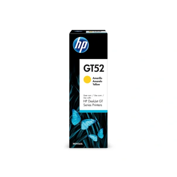 Botella de Tinta HP GT52 Amarilla Original - Imagen 2
